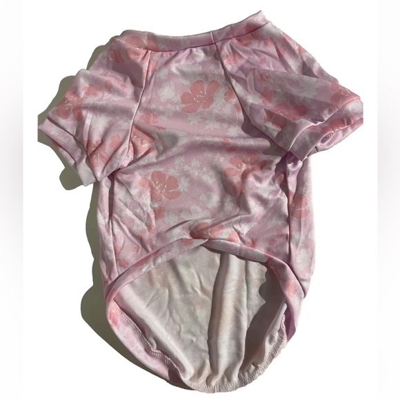 Brand New Pink Hawaiian Floral Pet Top - Picture 2 of 2